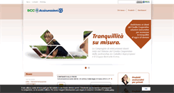 Desktop Screenshot of bccassicurazioni.com